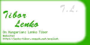 tibor lenko business card